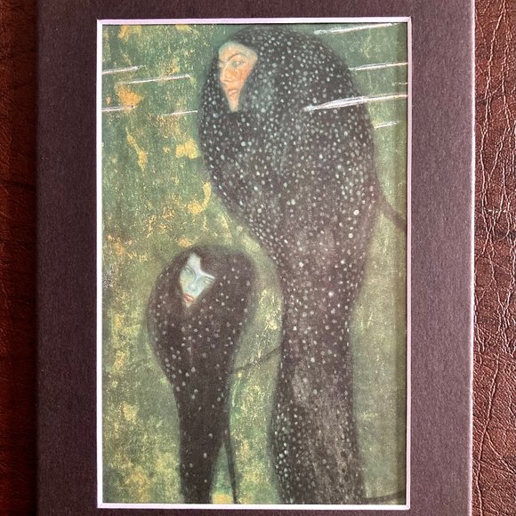 NWT 5x7" Gustav Klimt Print "Mermaids (Whitefish)" w/Black Mat - HOME - Picture 4 of 4